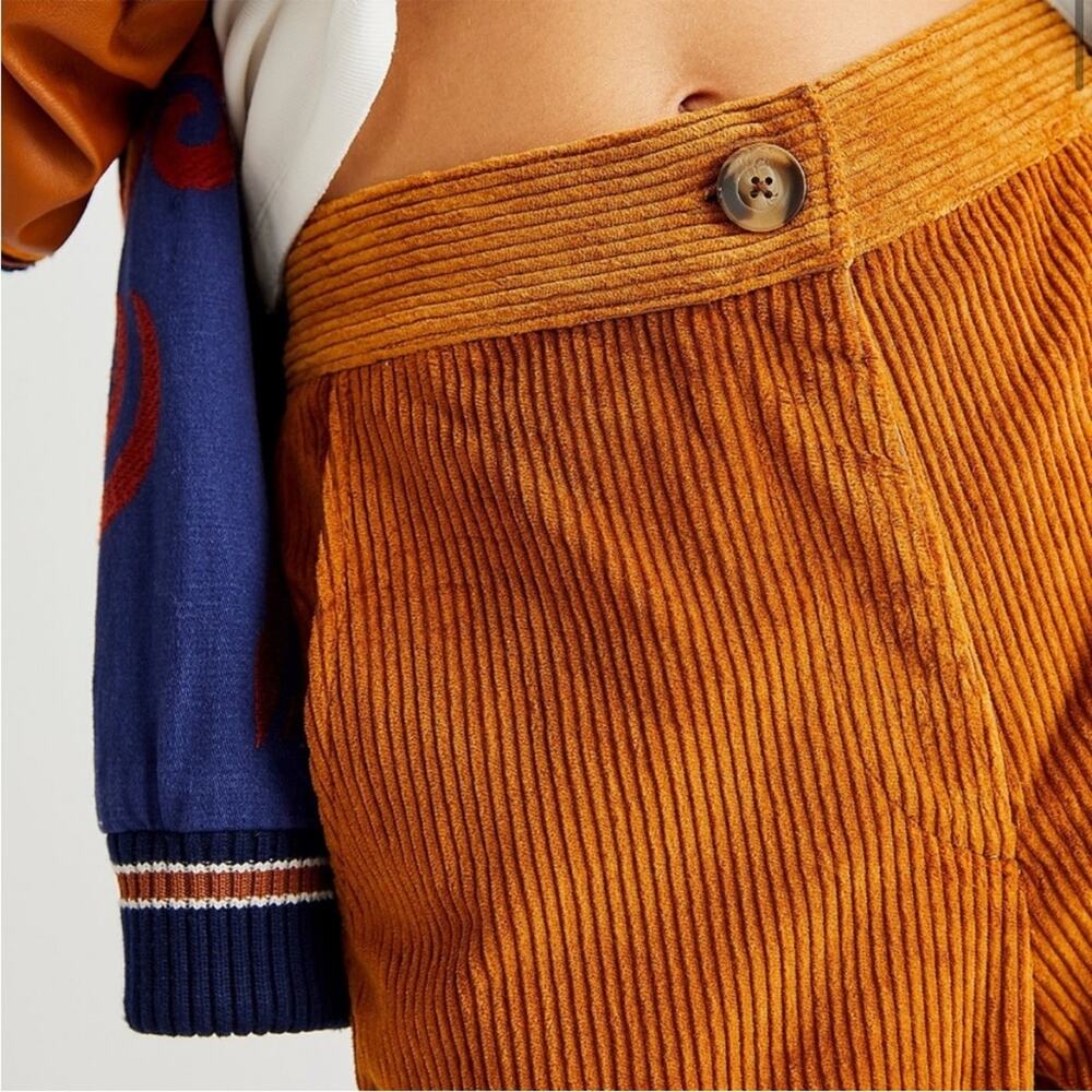 Ciao Lucia Orange Corduroy Pants - Picture 3 of 15
